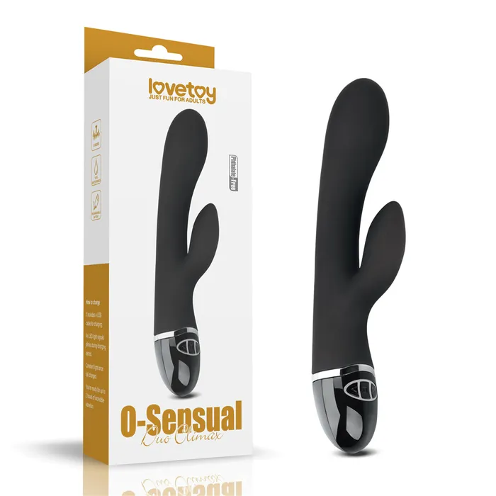 Lovetoy Female Sex Toys O Sensual Clit Duo Climax Rechargeable