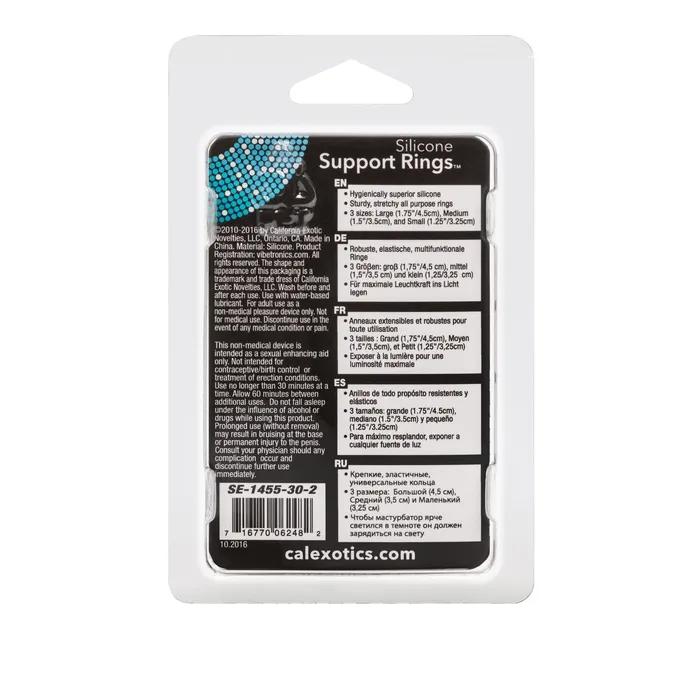 Female Sex Toys Silicone Support Rings CalExotics Female Sex Toys Silicone Support Rings CalExotics