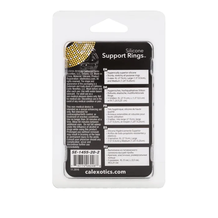 Female Sex Toys Silicone Support Rings CalExotics Female Sex Toys Silicone Support Rings CalExotics