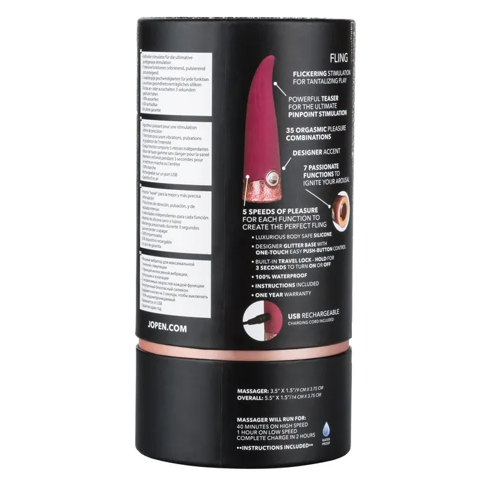 JOPEN Starstruck Fling CalExotics Vibrators