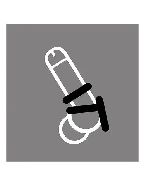Rascal Video LLC Male Sex Toys Rascal The Brawn Silicone Cock Ring Black