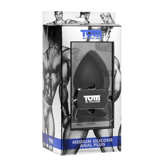 Male Sex Toys XR Brands Tom Of Finland Medium Silicone Anal Plug