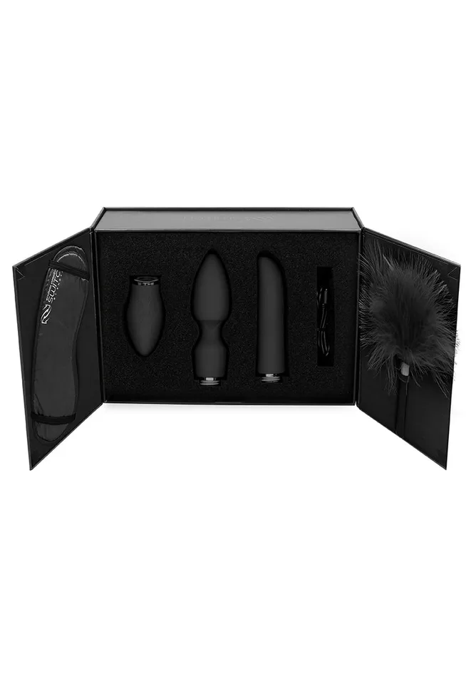 Shots America Anal Pleasure Kit 4 Black
