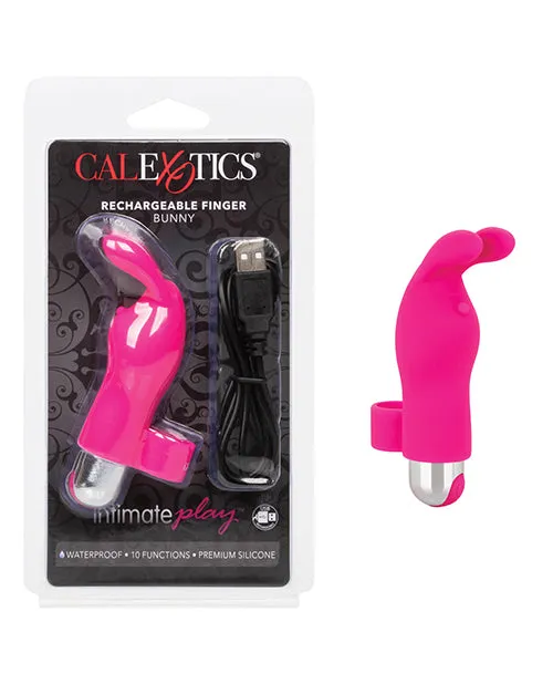 Female Sex Toys Intimate Play Rechargeable Finger Bunny Cal Exotics