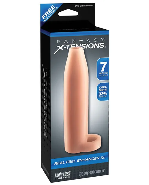 Pipedream Products Dildos Fantasy Xtensions Real Feel Enhancer XL Flesh