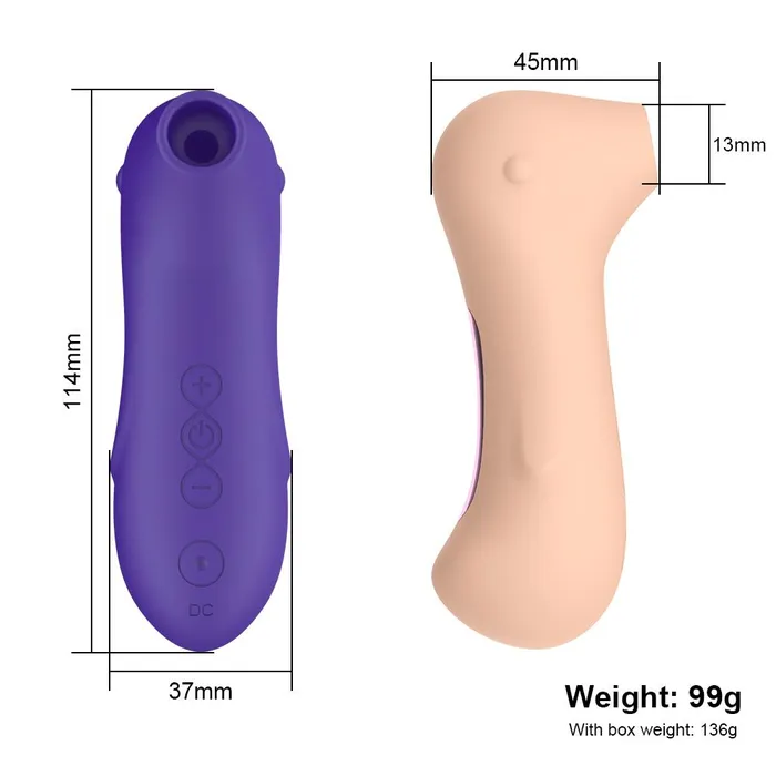 Female Sex Toys House of Dasein Suction Vibrators Powerful Clitoral Suction Vibrator Rechargeable