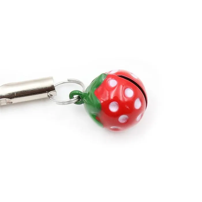 House of Dasein Couples Nipple Clitoral Toys Cute Adjustable Red Strawberry Bells Nipple Clamps Breast Clips Bdsm Kink