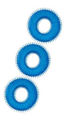 BLUE LINE 3 PACK ULTRA STIM STRETCH RINGS BLUELINE Vibrators