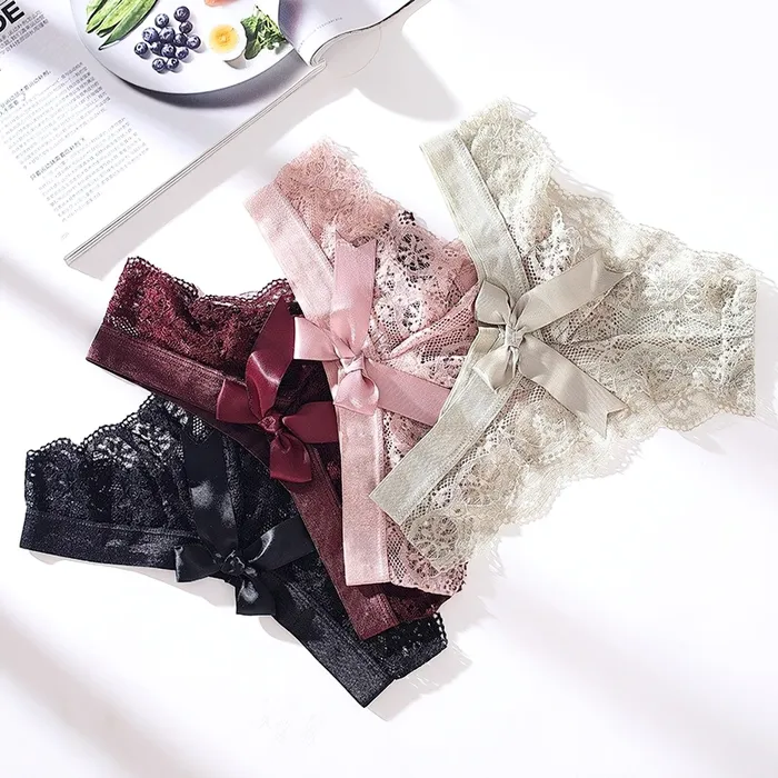 Female Sex Toys Womens Sexy Lace Panties With Low Waist Ladies Aesthetic Transparent Underwear EVEs SECRETS