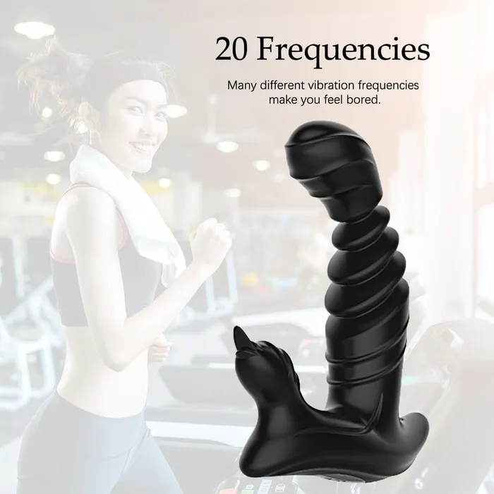 Lusty Age Anal Tongue Licking Telescopic Prostate Massage Remote Control Anal Plug Vibrator