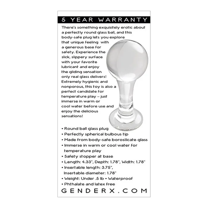 The Baller Clear Evolved Gender X Dildos The Baller Clear Evolved Gender X Dildos