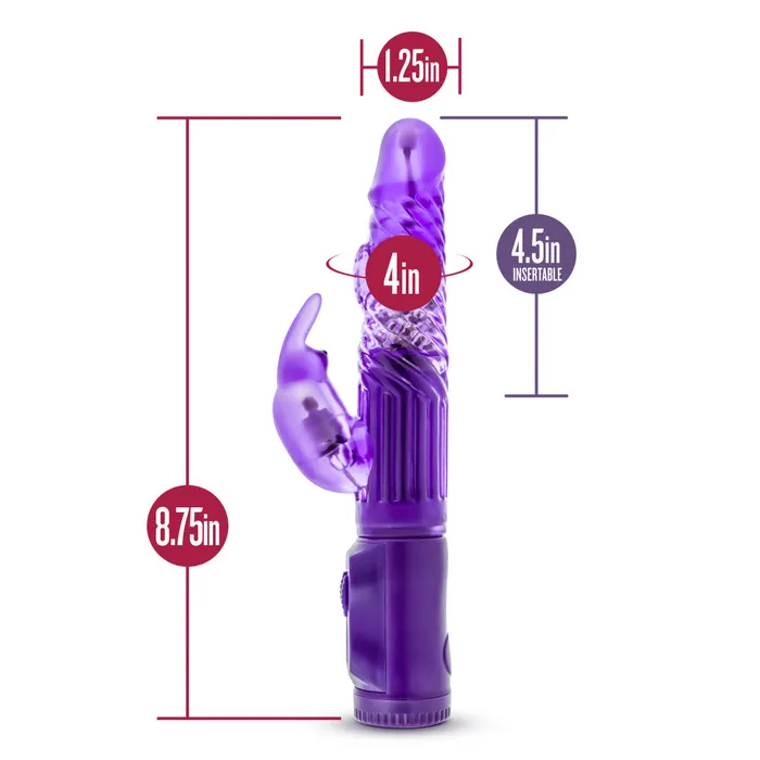 Blush Vibrators B Yours Beginners Bunny Rabbit Vibrator Purple