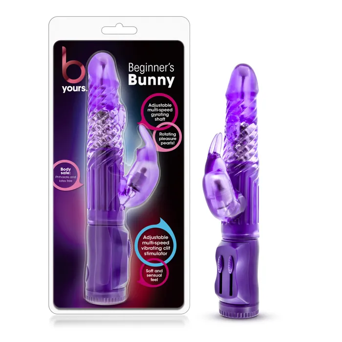 Blush Vibrators B Yours Beginners Bunny Rabbit Vibrator Purple
