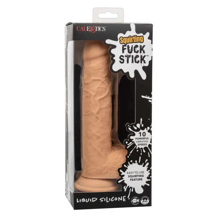 CalExotics Female Sex Toys Squirting Fuck Stick Realistic Dildo Ivory
