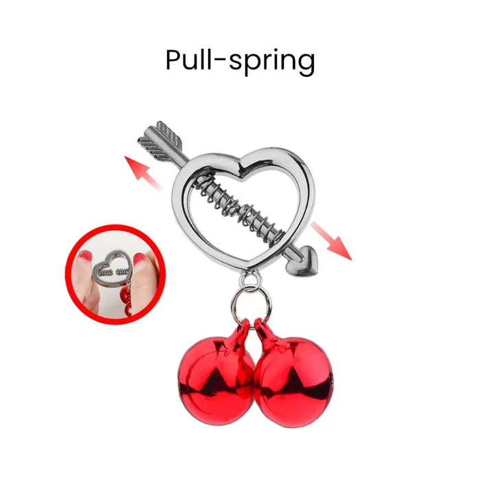Couples FRISKY BUSINESS SG Sping Nipple Clamps Adult Unisex BDSM Sex Toys