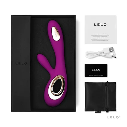 Lelo Soraya Wave GSpot and Clitoral Rabbit Vibrator Lelo Female Sex Toys