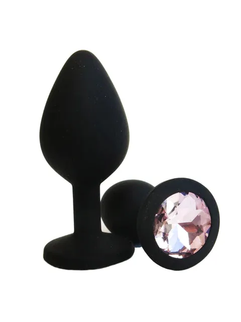 Traveling Tickle Trunk Anal Silicone Medium Jewel Plug