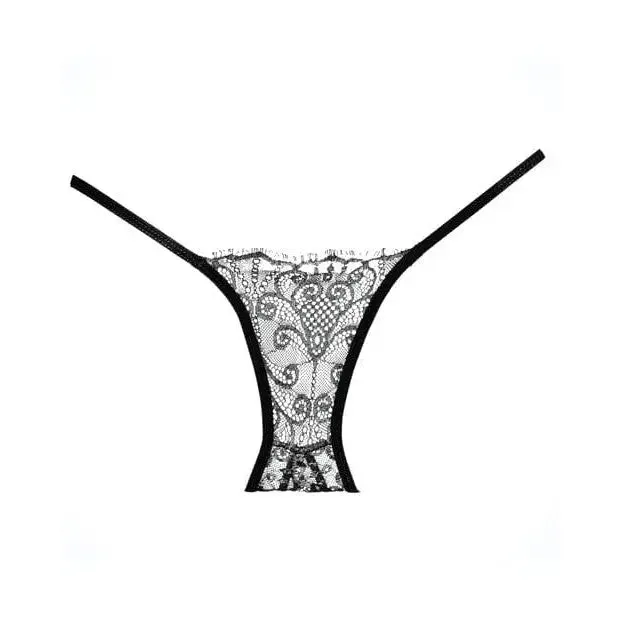 Adore Enchanted Belle Crotchless Lace Panty Allure Lingerie Female Sex Toys