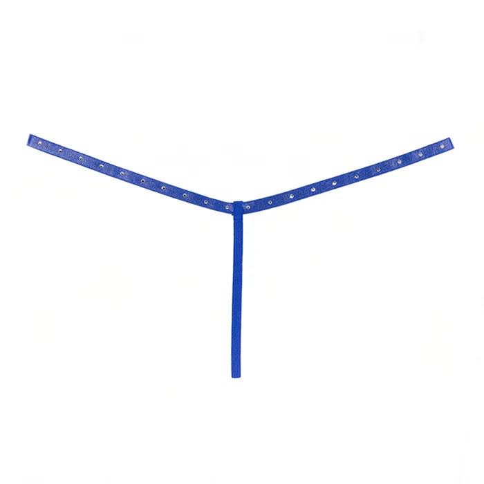 Allure Vibrators Allure Elle Lace G String Blue