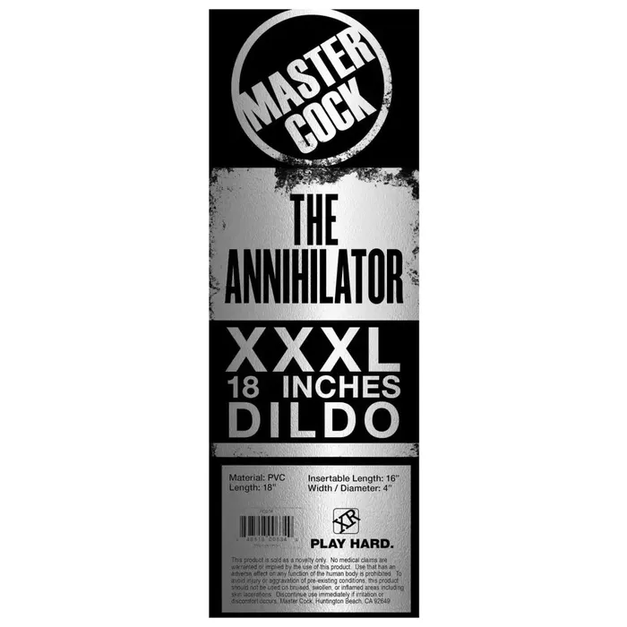 Anal Master Cock The Annihilator XXXL 18 Inch Schlong