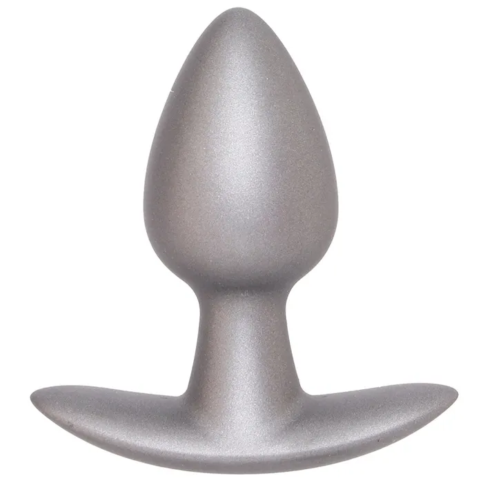 Anal Ouch Smooth Silicone 26 Inch Butt Plug in Gun Metal Ouch