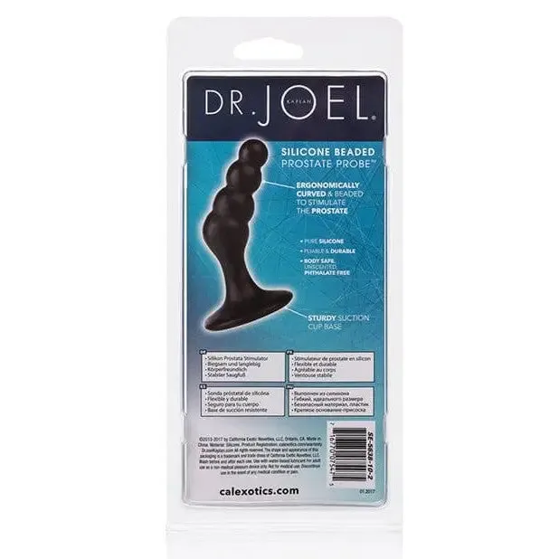 CalExotics Anal Dr Joel Kaplan Silicone Prostate Probe Graduated Black