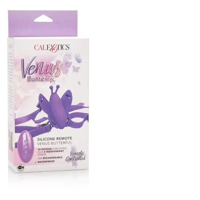 CalExotics Silicone Remote Micro Venus Butterfly Vibrator Female Sex Toys CalExotics Silicone Remote Micro Venus Butterfly Vibrator Female Sex Toys
