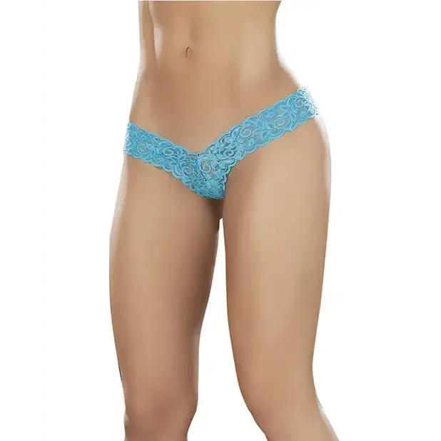 Couples Mapale Lace V Front Boy Short Turquoise