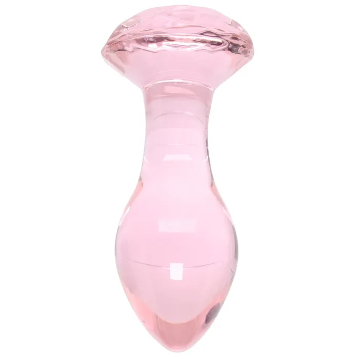 Crystal Glass Gem Plug in Pink ns novelties Anal