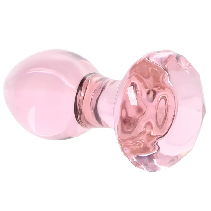 Crystal Glass Gem Plug in Pink ns novelties Anal