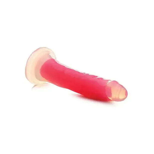 Curve Toys Lollicock GlowintheDark Silicone Dildo 7in Pink Dildos Curve Toys Lollicock GlowintheDark Silicone Dildo 7in Pink Dildos