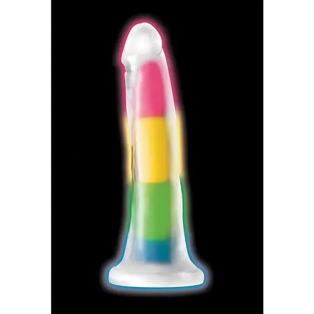 Curve Toys Lollicock GlowintheDark Silicone Dildo 7in Pink Dildos Curve Toys Lollicock GlowintheDark Silicone Dildo 7in Pink Dildos