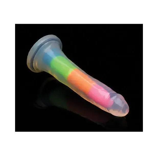 Curve Toys Lollicock GlowintheDark Silicone Dildo 7in Pink Dildos Curve Toys Lollicock GlowintheDark Silicone Dildo 7in Pink Dildos