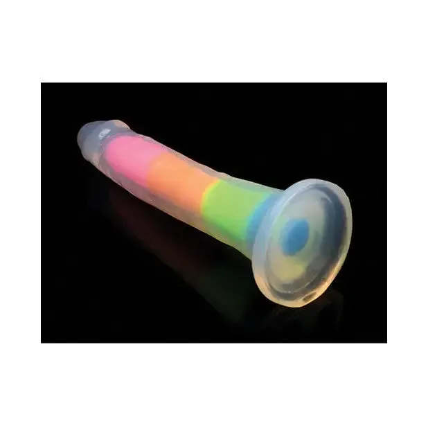 Curve Toys Lollicock GlowintheDark Silicone Dildo 7in Pink Dildos Curve Toys Lollicock GlowintheDark Silicone Dildo 7in Pink Dildos