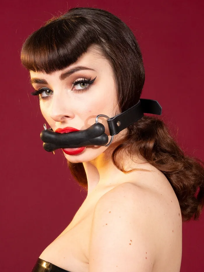 Dildos HonourSkintwocom Rubber Bone Bit Gag Dildos HonourSkintwocom Rubber Bone Bit Gag