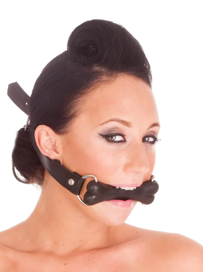 Dildos HonourSkintwocom Rubber Bone Bit Gag Dildos HonourSkintwocom Rubber Bone Bit Gag