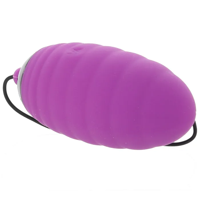 Doc Johnson Vibrators Ocean Breeze 20 Remote Egg Vibe in Purple