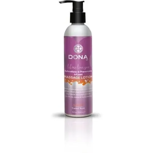 DONA Couples Dona Massage Lotion Sassy Tropical Tease 8 fl oz 235 ml DONA Couples Dona Massage Lotion Sassy Tropical Tease 8 fl oz 235 ml