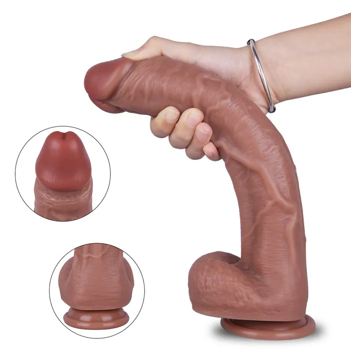 F197 Adjustable StrapOn Harness Kit with 114inch Realistic Liquid Silicone Big Dildo Modi Female Sex Toys