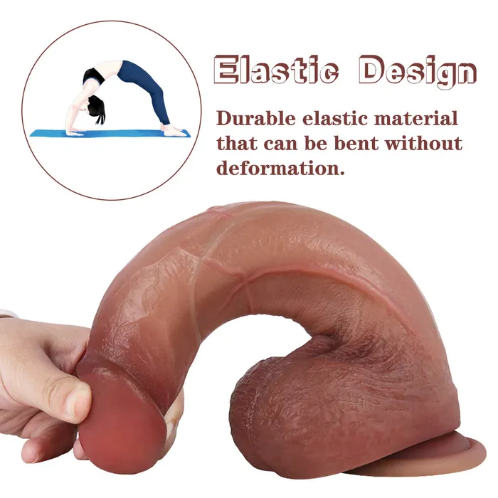 F520 Adjustable StrapOn Harness Kit with 95inch UltraRealistic Liquid Silicone Dildo Modi Female Sex Toys