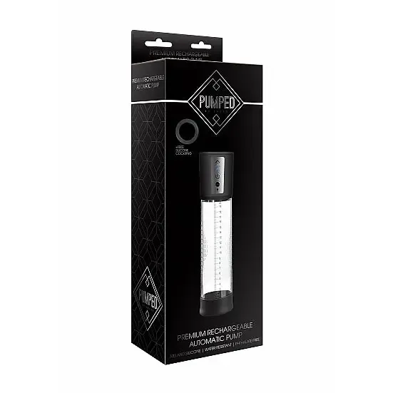 Female Sex Toys SHOTS AMERICA Pumped Premium Rechargeable Automatic Pump Transparent Female Sex Toys SHOTS AMERICA Pumped Premium Rechargeable Automatic Pump Transparent