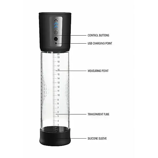 Female Sex Toys SHOTS AMERICA Pumped Premium Rechargeable Automatic Pump Transparent Female Sex Toys SHOTS AMERICA Pumped Premium Rechargeable Automatic Pump Transparent