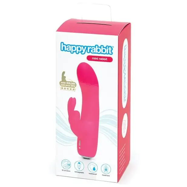 Happy Rabbit Vibrators Happy Rabbit Mini Rabbit Rechargeable Pink