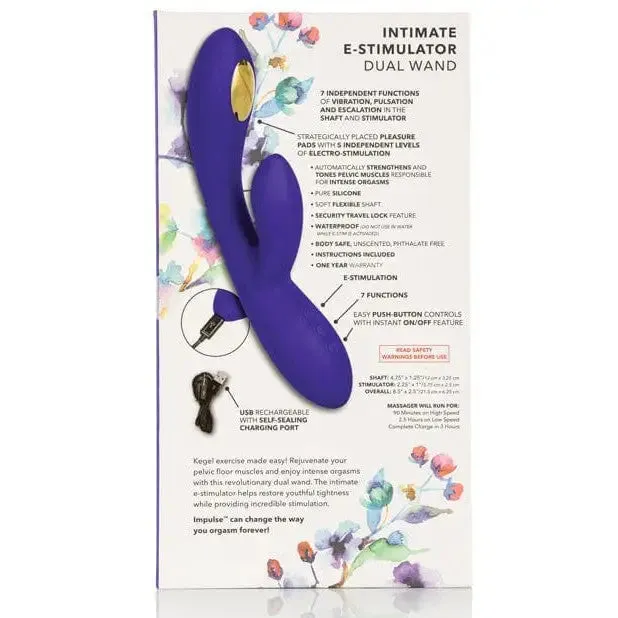Impulse Intimate Estimulator Dual Wand Purple CalExotics Vibrators Impulse Intimate Estimulator Dual Wand Purple CalExotics Vibrators