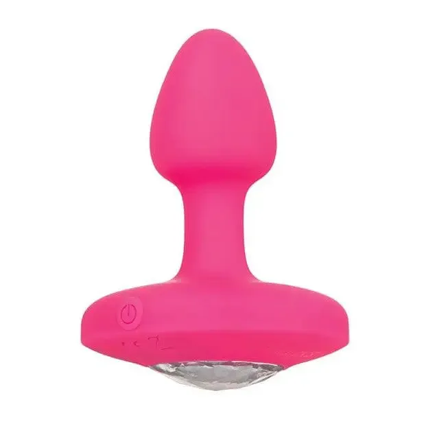 Male Sex Toys CalExotics Cheeky Gems Small Rechargeable Vibrating Probe Pink