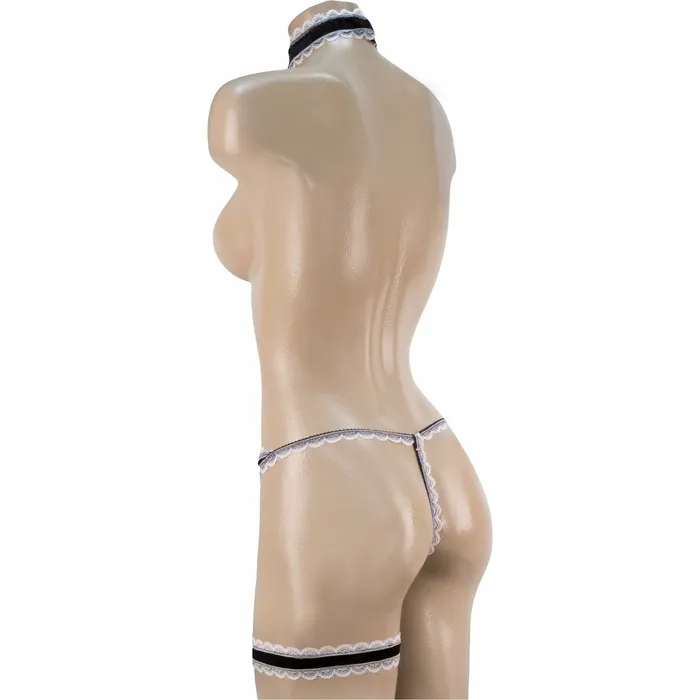 Male Sex Toys Other Brands Sexy 3 PC Lace Thong with Long Garter and Short Choker Male Sex Toys Other Brands Sexy 3 PC Lace Thong with Long Garter and Short Choker