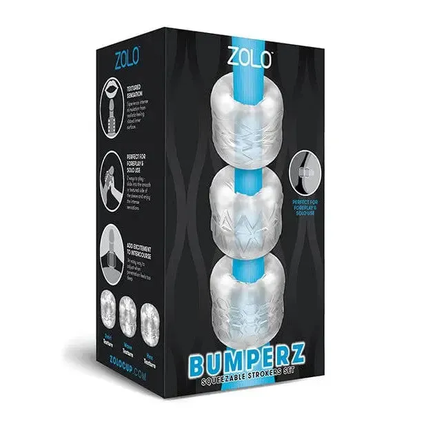 Male Sex Toys ZOLO ZOLO Bumperz Squeezable Stroker Set