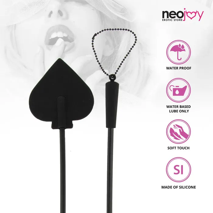 Neojoy Neojoy Spade Bondage Spanker Silicone Black 1968 inch 50cm Anal