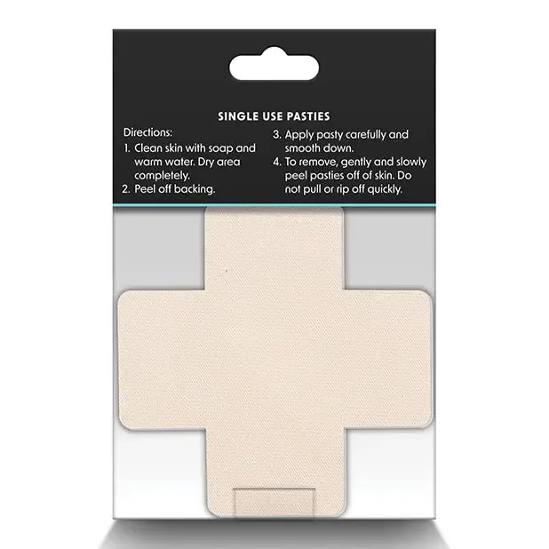 NS Novelties Vibrators Pretty Pasties Cross I Assorted 4 Pair