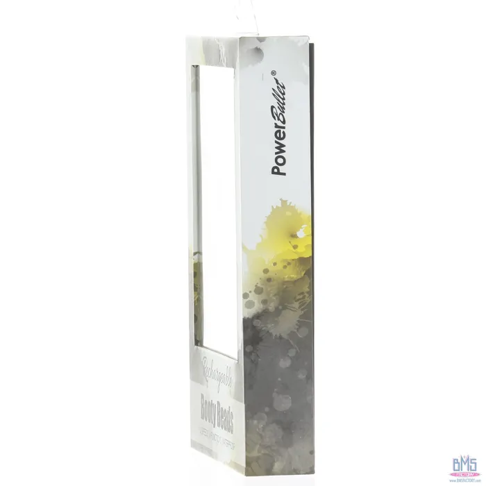 PowerBullet Rechargeable Booty Beads Black PowerBullet Anal